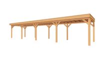 Buitenverblijf SUBLIME Plat dak - 1300x300 cm- Plat dak- - YARD Outdoor