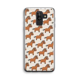 Pony: Samsung Galaxy J8 (2018) Transparant Hoesje