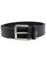 Paul Smith ceinture à détails rayés - Noir