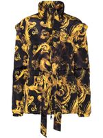 Versace Jeans Couture doudoune à imprimé baroque - Noir - thumbnail