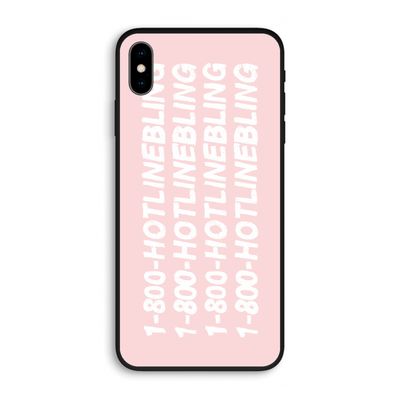 Hotline bling pink: iPhone XS Max Biologisch afbreekbaar hoesje