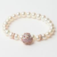 Lancaster JLA-BR-OWL-2-WH 16 mm Dames armband