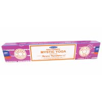 Nag Champa wierookstokjes Mystic Yoga 15 gram   - - thumbnail