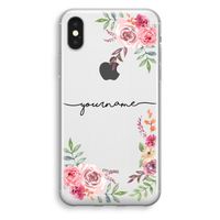Rozen: iPhone XS Transparant Hoesje Rozen: iPhone XS Transparant Hoesje