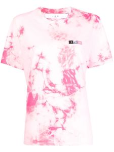 IRO t-shirt tie dye à patch logo - Rose