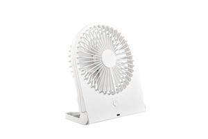 Trio Leuchten Tafelventilator Breezy H 23 cm oplaadbaar wit