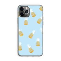 Ananasjes: iPhone 11 Pro Max Transparant Hoesje