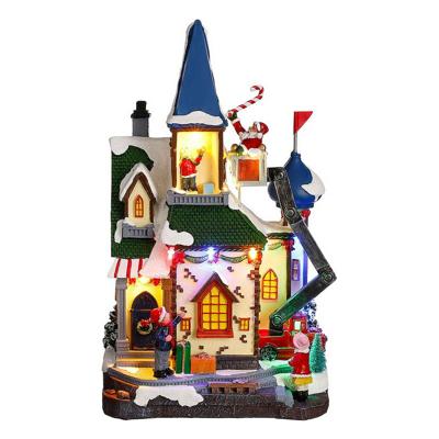 Kerstversiering Huis Scène