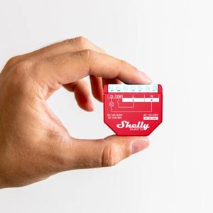 Shelly Qubino Wawe 1PM Slimme schakelaar Rood