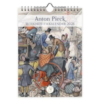 Anton Pieck Weeknotitiekalender 2026 Postkoets