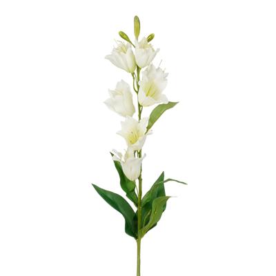 Kunstbloem Campanula Floral - H71 cm - wit - kunststof - stelen kunstbloemen - boeket - bloemetjes Kunstbloem Campanula Floral - H71 cm - wit - kunststof - stelen kunstbloemen - boeket - bloemetjes