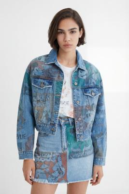 Oversized spijkerjack Mickey Mouse - BLUE - L Oversized spijkerjack Mickey Mouse - BLUE - L