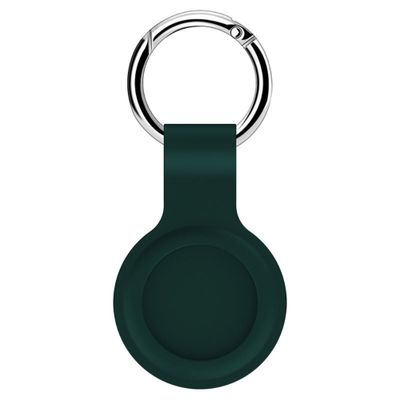 Lunso - Houder met sleutelhanger - Apple Airtags - Donkergroen