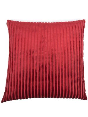 Missoni Home coussin côtelé en velours - Rouge