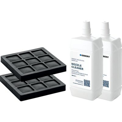 Geberit AquaClean set van 2 koolfilters en 2 douchearm reinigingsmiddelen v 8000/8000 plus 240.626.00.1