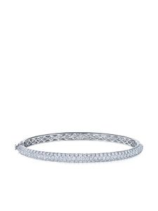 KWIAT bracelet jonc Moonlight 3 rangs médium en or blanc 18ct orné de diamants - Argent