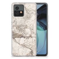 Motorola Moto G72 TPU Siliconen Hoesje Marmer Beige - thumbnail