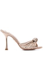 Aquazzura mules Atelier 95 mm en cuir - Or - thumbnail