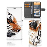 Hoesje Nokia 5.3 Watercolor Tiger