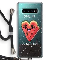 One In A Melon: Samsung Galaxy S10 Plus Transparant Hoesje met koord