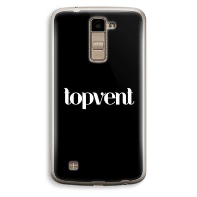 Topvent Zwart: LG K10 (2016) Transparant Hoesje
