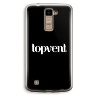 Topvent Zwart: LG K10 (2016) Transparant Hoesje