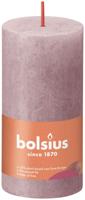 Bolsius rustiek stompkaars 100/50 rose