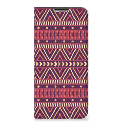 OPPO A54s | A16 | A16s | Hoesje met Magneet | Aztec Paars