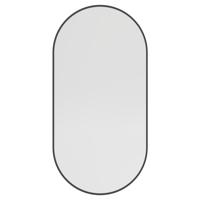 Spiegel Haceka Deco Ovaal 80x40cmMat Zwart Spiegel Haceka Deco Ovaal 80x40cmMat Zwart