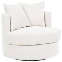Beliani - DALBY - Fauteuil - Lichtbeige - Stof