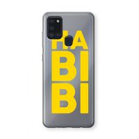 Habibi Majorelle : Samsung Galaxy A21s Transparant Hoesje