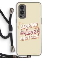 Pizza is the answer: OnePlus Nord 2 5G Transparant Hoesje met koord