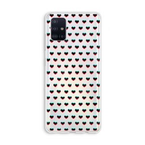 Hartjes: Galaxy A51 4G Transparant Hoesje