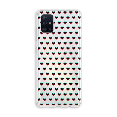 Hartjes: Galaxy A51 4G Transparant Hoesje