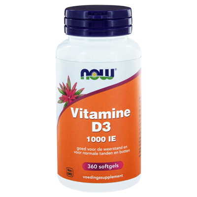 Vitamine D3 (1000 Iu) | Now Foods | 360ct