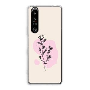 Roses are red: Sony Xperia 1 III Transparant Hoesje