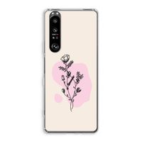 Roses are red: Sony Xperia 1 III Transparant Hoesje