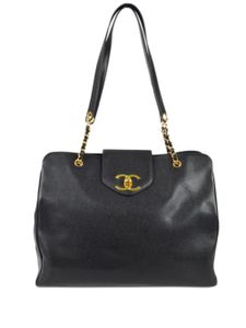 CHANEL Pre-Owned grand sac porté épaule Supermodel (1997) - Noir