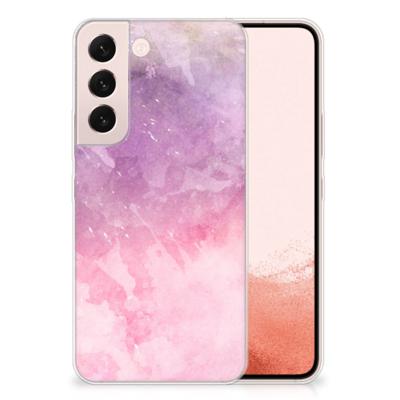 Smartphone hoesje Samsung Galaxy S22 Pink Purple Paint
