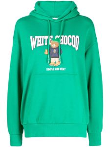 CHOCOOLATE hoodie en coton à logo imprimé - Vert