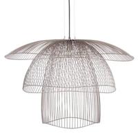 Forestier Papillon hanglamp Ø100 large metallic taupe