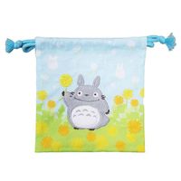 My Neighbor Totoro Laundry Storage Bag Totoro with Flowers 20 x 19 cm - thumbnail