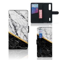 OPPO Find X2 Pro | Bookcase | Marmer Wit Zwart - Origineel Cadeau Man