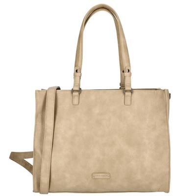 Enrico Benetti Handtas/Schoudertas 15'' Lily Mid Taupe