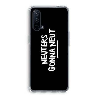 Neuters (zwart): OnePlus Nord CE 5G Transparant Hoesje