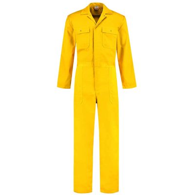 Gele kinderoverall