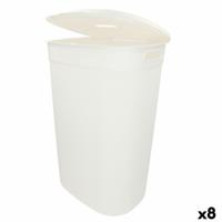 Wasmand Curver Wit Plastic 55 L 44 x 61 x 35 cm (8 Stuks)