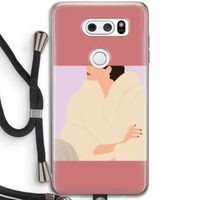Cosy: LG V30 Transparant Hoesje met koord