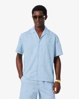 Lacoste Krokodilprint Zomerset Heren Lichtblauw Zwart - Maat L - Kleur: LichtblauwZwart | Soccerfanshop