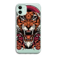 Tiger and Rattlesnakes: iPhone 11 Transparant Hoesje